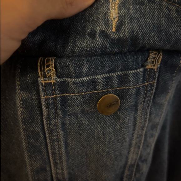 Mono B Denim Jacket Large Crop top Style Type Blue outdoor night out - Picture 12 of 13